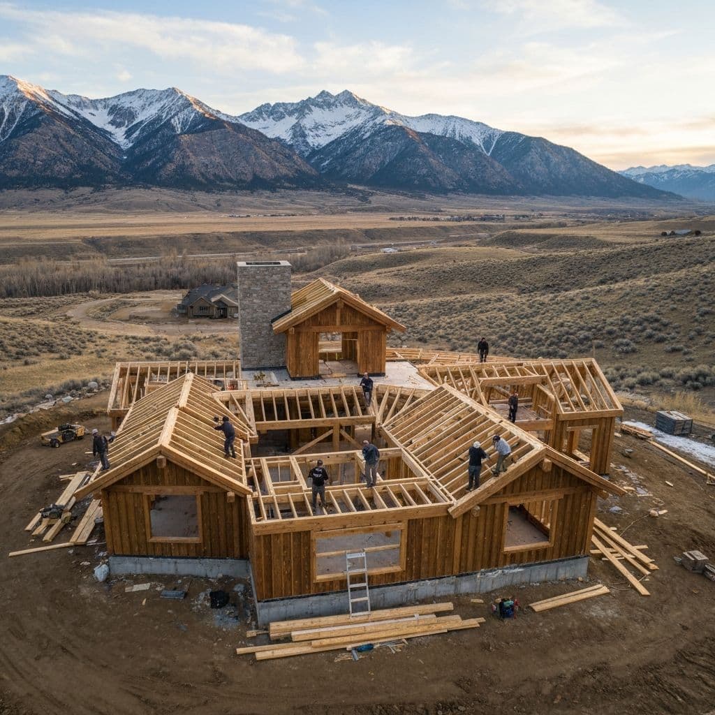 North Ridge Homes construction in Star Valley